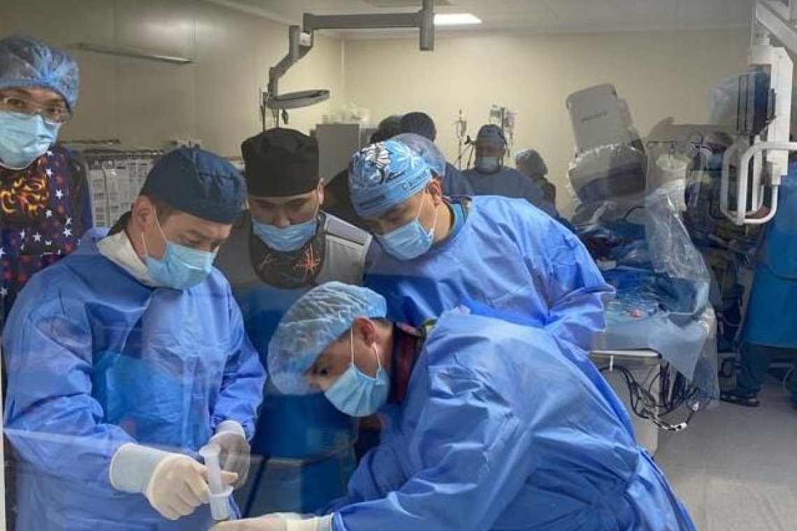 В НИИ кардиологии и внутренних болезней впервые имплантировали эндоваскулярный митральный клапан 58-летнему пациенту