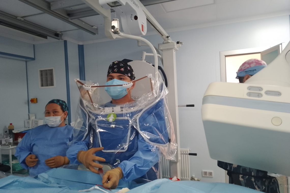 В НИИ кардиологии и внутренних болезней успешно проводятся операции по имплантации окклюдера ушка левого предсердия