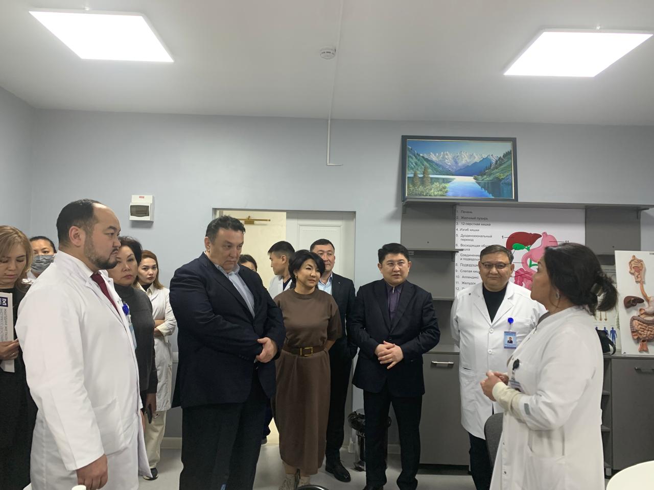 Жамбыл облысының делегациясы Кардиология және ішкі аурулар ғылыми-зерттеу институтында болды